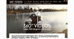 Desktop Screenshot of 360-degree-video.com